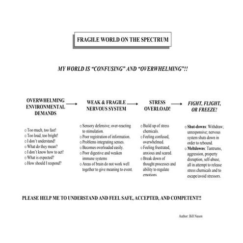 Fragile World On The Spectrum