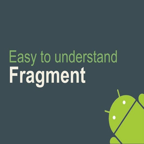 深入淺出談Fragment