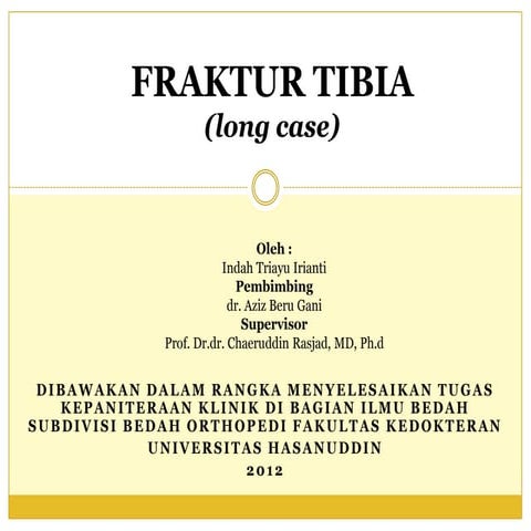 Fraktur tibia
