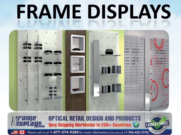 Optical Displays, Optical Frame Displays, Wall Mount