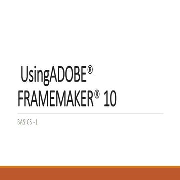 Framemaker 1