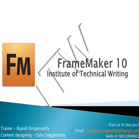 FrameMaker 10