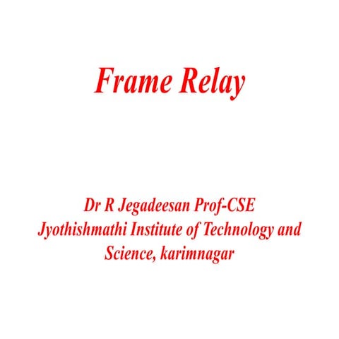 Frame relay