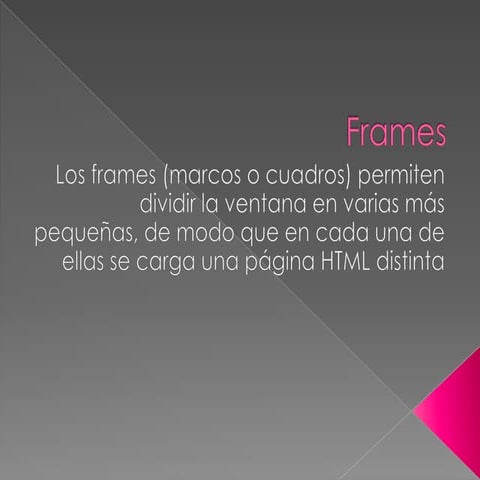 Frames en html | PDF