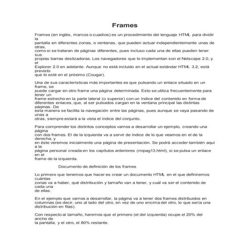 Frames-Formularios