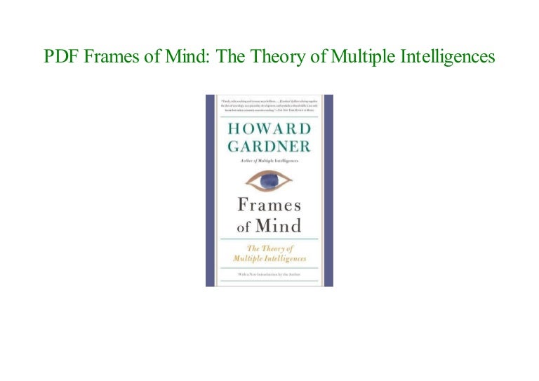 online Frames of Mind: The Theory of Multiple Intelligences^^