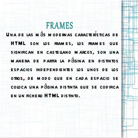 Tipos de frames | PPTX