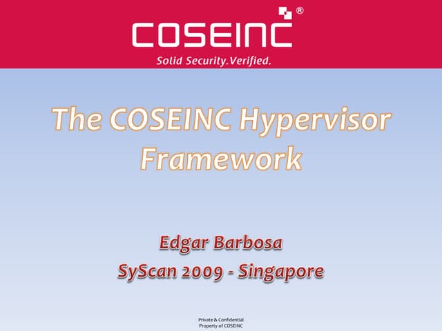Hypervisor Framework