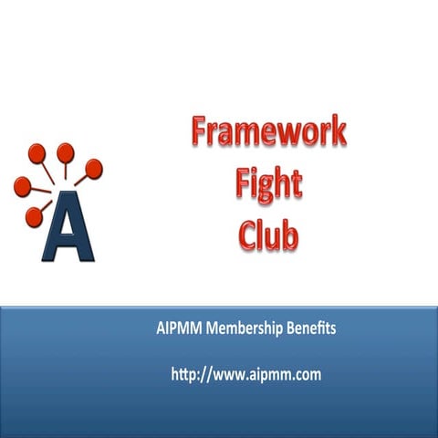 AIPMM Webcast: Framework Fight Club with Sean Campbell of Cascade Insights