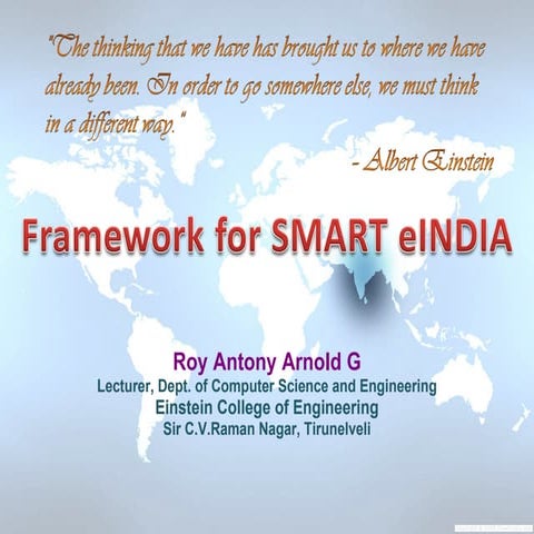 Framework For Smart E India   Insyder
