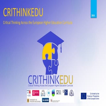 Framework for teaching critical thinking: Experience of teaching students at ...