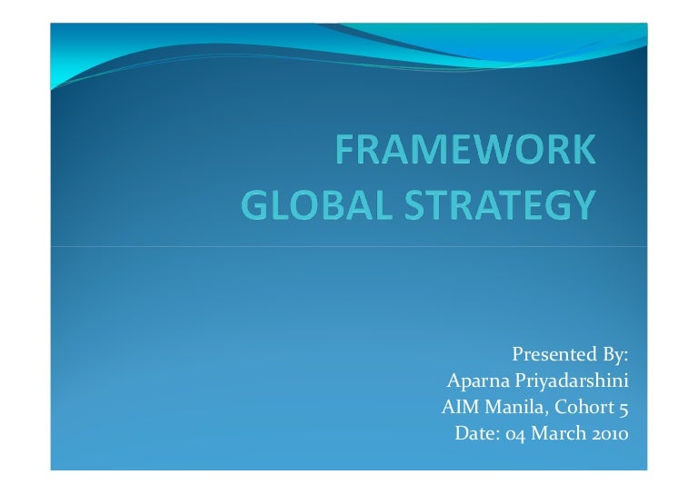 Global Strategy: A Review And An Integrated Conceptual Framework – CXDHVT