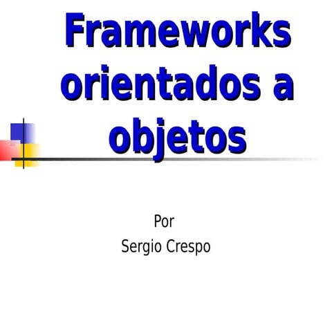 Arquitetura de software e Frameworks