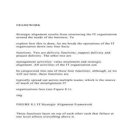FRAMEWORK Strategic alignment results from structuring t.docx