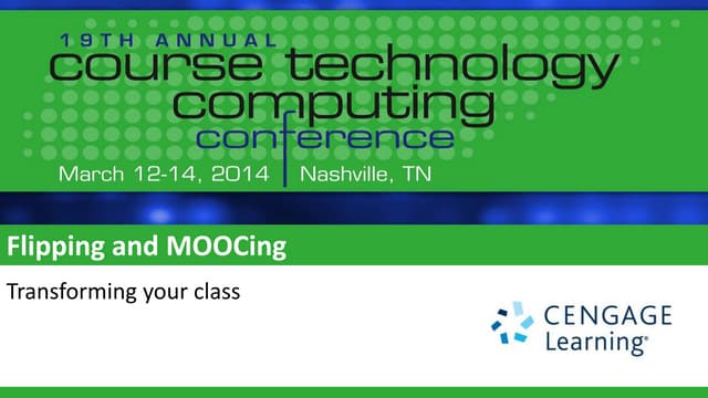 Frampey flip and mooc