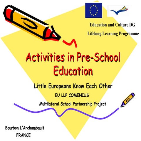 France activities in pre school education