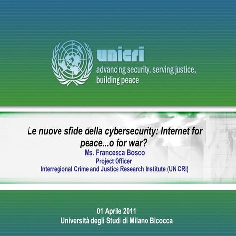 Francesca Bosco, Le nuove sfide della cyber security