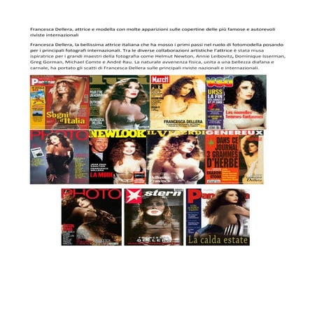 Francesca Dellera - Riviste Internazionali 