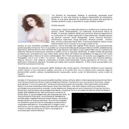 Francesca Dellera - Presentazione