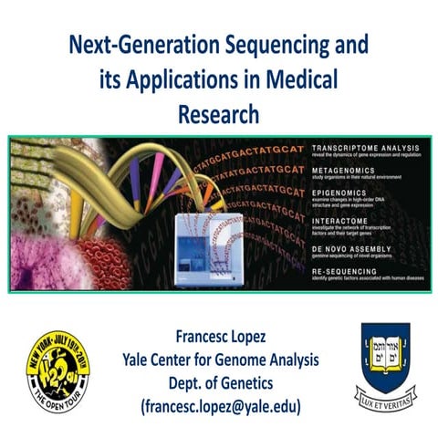 Next Generation Sequencing and its Applications in Medical Research - Frances...