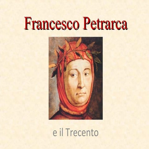 Francesco petrarca | PPT
