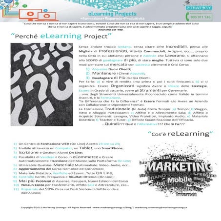 Presentazione elearning Franchising