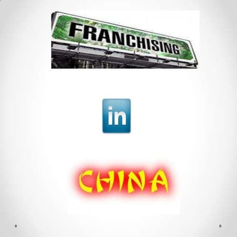 Franchisee in china