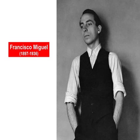 Francisco Miguel: pintor de vangarda asasinado na Guerra Civil española