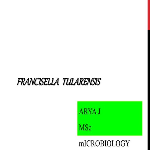 francisella AND YERSINIA.pptx for education