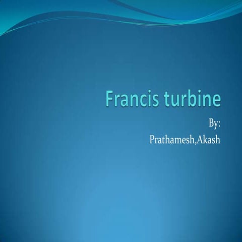 Francis turbine 