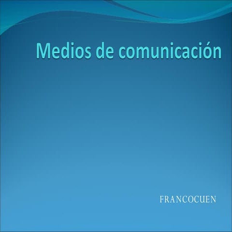 Franco Medios De Comunicacion