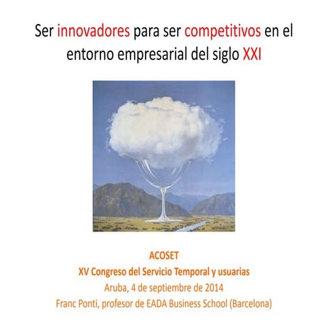 Ponencia: Franc Ponti - Acoset