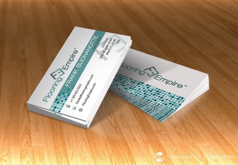 New Business Card Design For Flooring Empire By Illumination