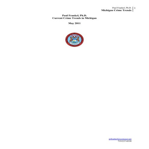 Frankel Crime Trends Michigan