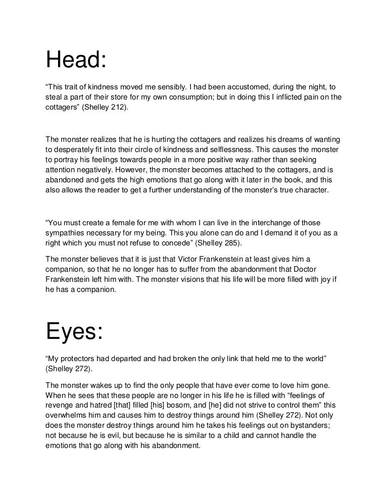 Frankenstein technology thesis image