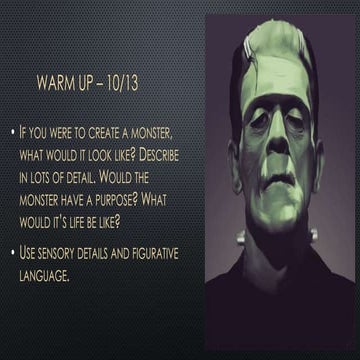 Frankenstein - The Play