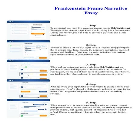Frankenstein Frame Narrative Essay. Online assignment writing service.