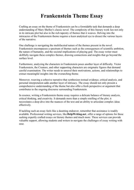 Essay Frankenstein.pdf