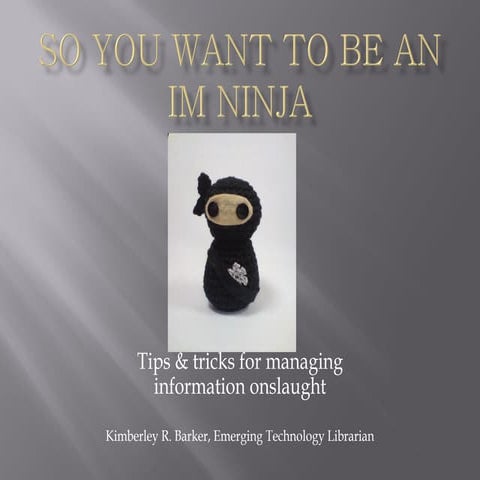 The Information Management Ninja