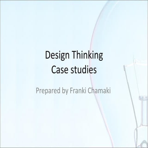 Franki Chamaki.  Design Thinking. Human Thinking.