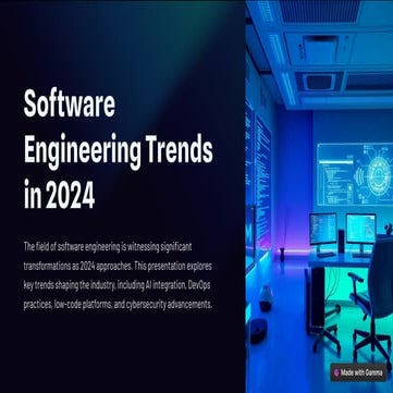 Franklin Burgess - Software Engineering Trends in 2024