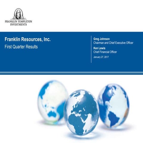 Franklin resources q1 2017