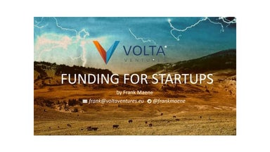 Frank Maene: pitching a business to private investors