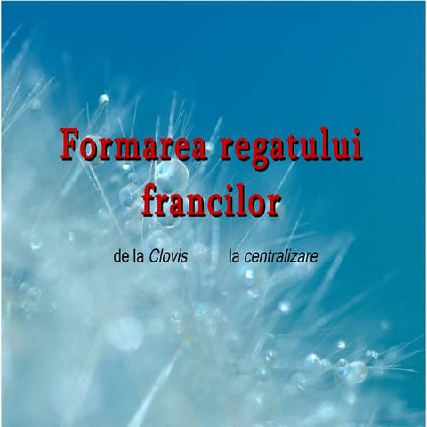 Formarea regatului francilor