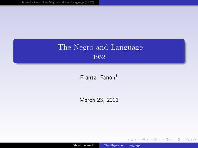 Frantz Fanon Intro Pdf Frantz Fanon Intro Pdf