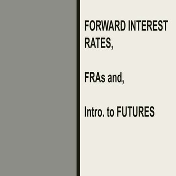 Forward Rate Agreement ppt