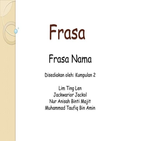 Frasa nama