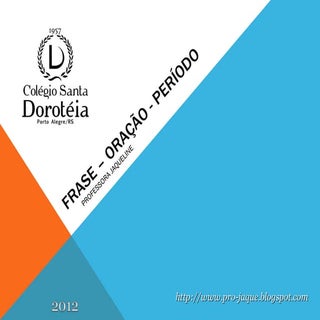 Frase oracao-periodo blog