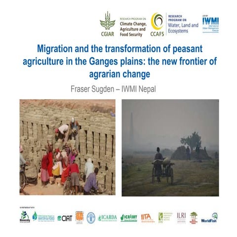 Migration and the transformation of peasant agriculture in the Ganges plains:...