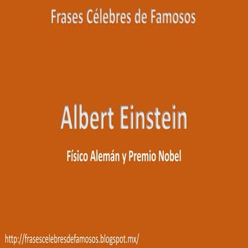 Frases Célebres de Albert Einstein
